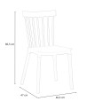 Pack 4 sillas comedor NAOMI