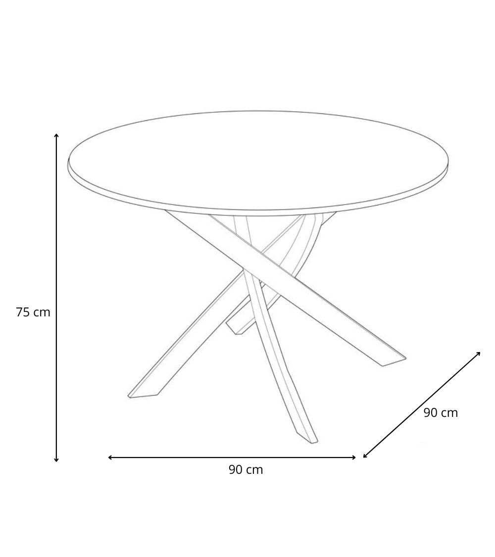 Mesa redonda industrial BLAKE