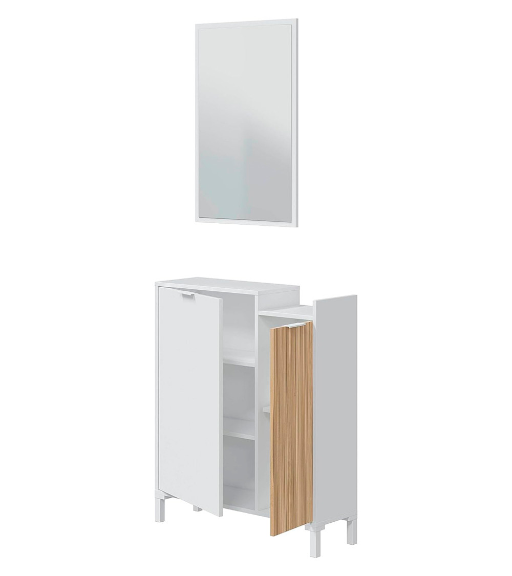 Mueble recibidor con espejo EDITH