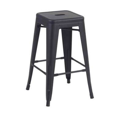 Taburetes metálicos industrial pack de 4 unidades