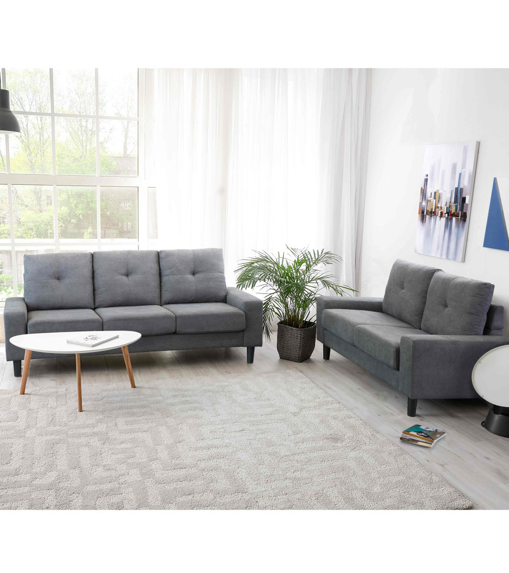 Sofá Nórdico 2 Plazas: Estilo y Confort para Espacios Acogedores