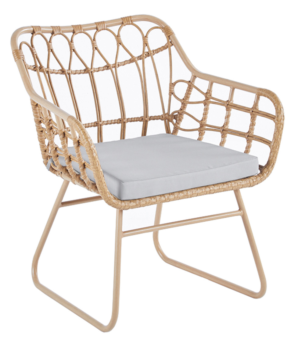 Conjunto de Jardín Bulan 4 Piezas de ratan