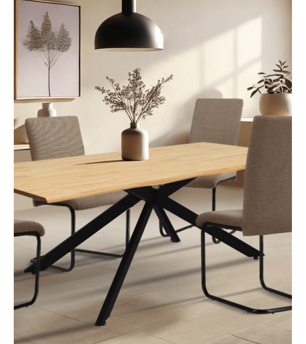 Mesa de Comedor Fraga en Roble Natural.