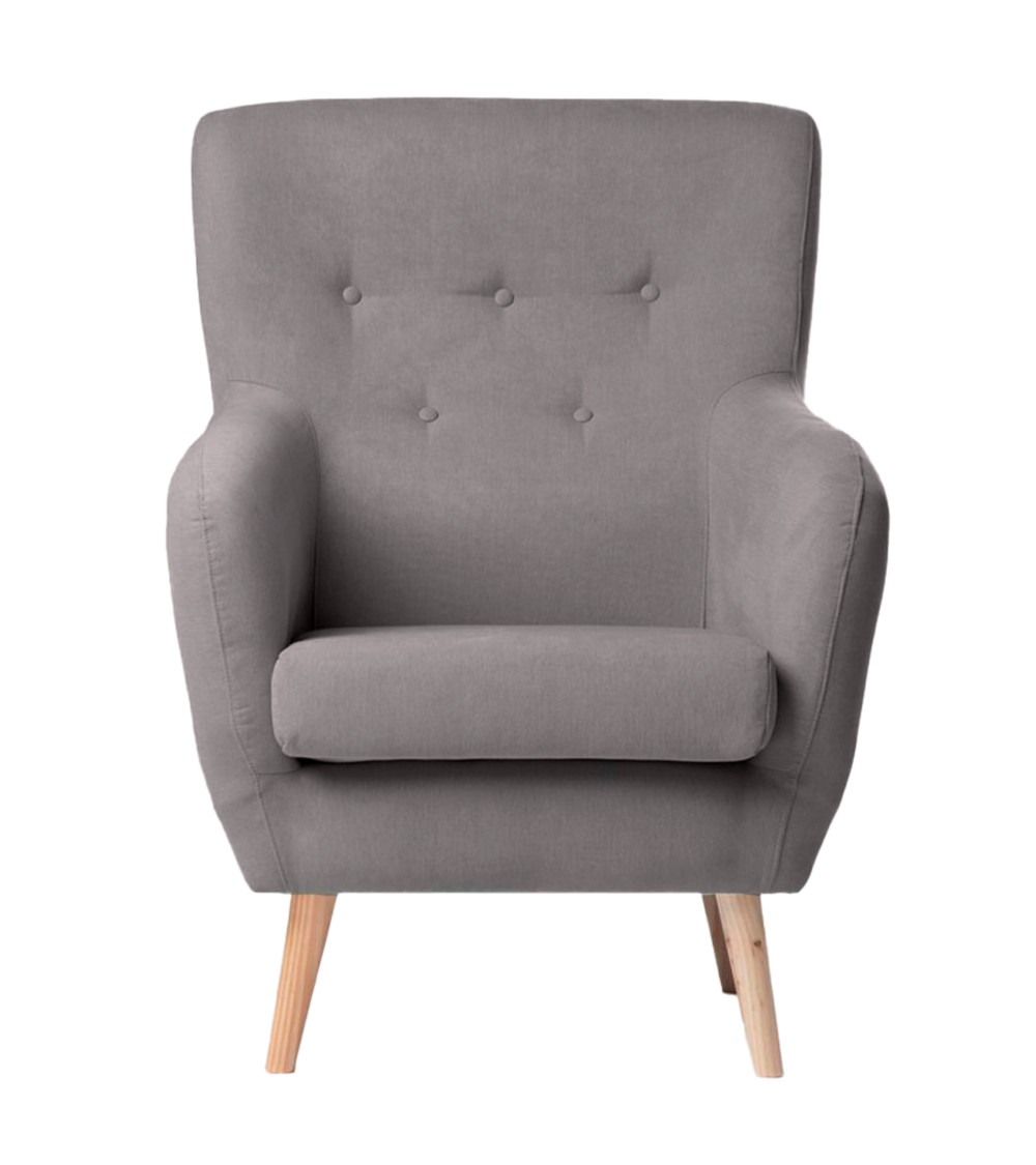 Butaca nórdica tapizada WENDY