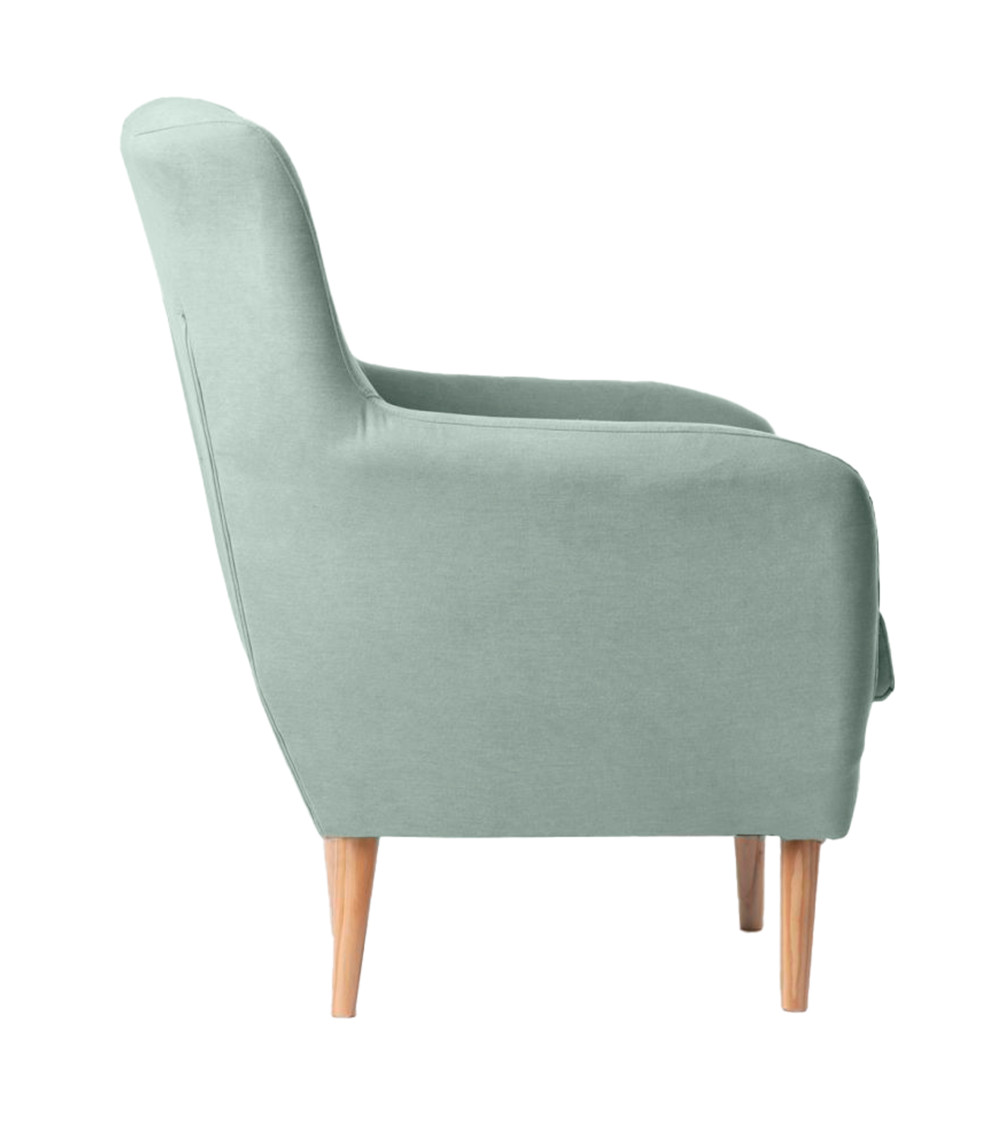 Butaca nórdica tapizada WENDY