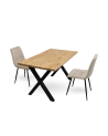 Mesa de comedor Bilbao - patas en X 4 – 6 comensales