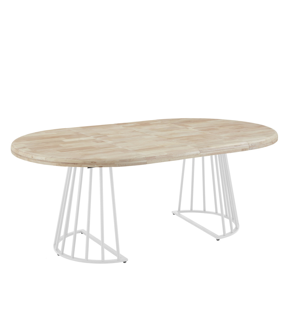 Mesa de comedor redonda extensible Jail – Diseño moderno y práctico