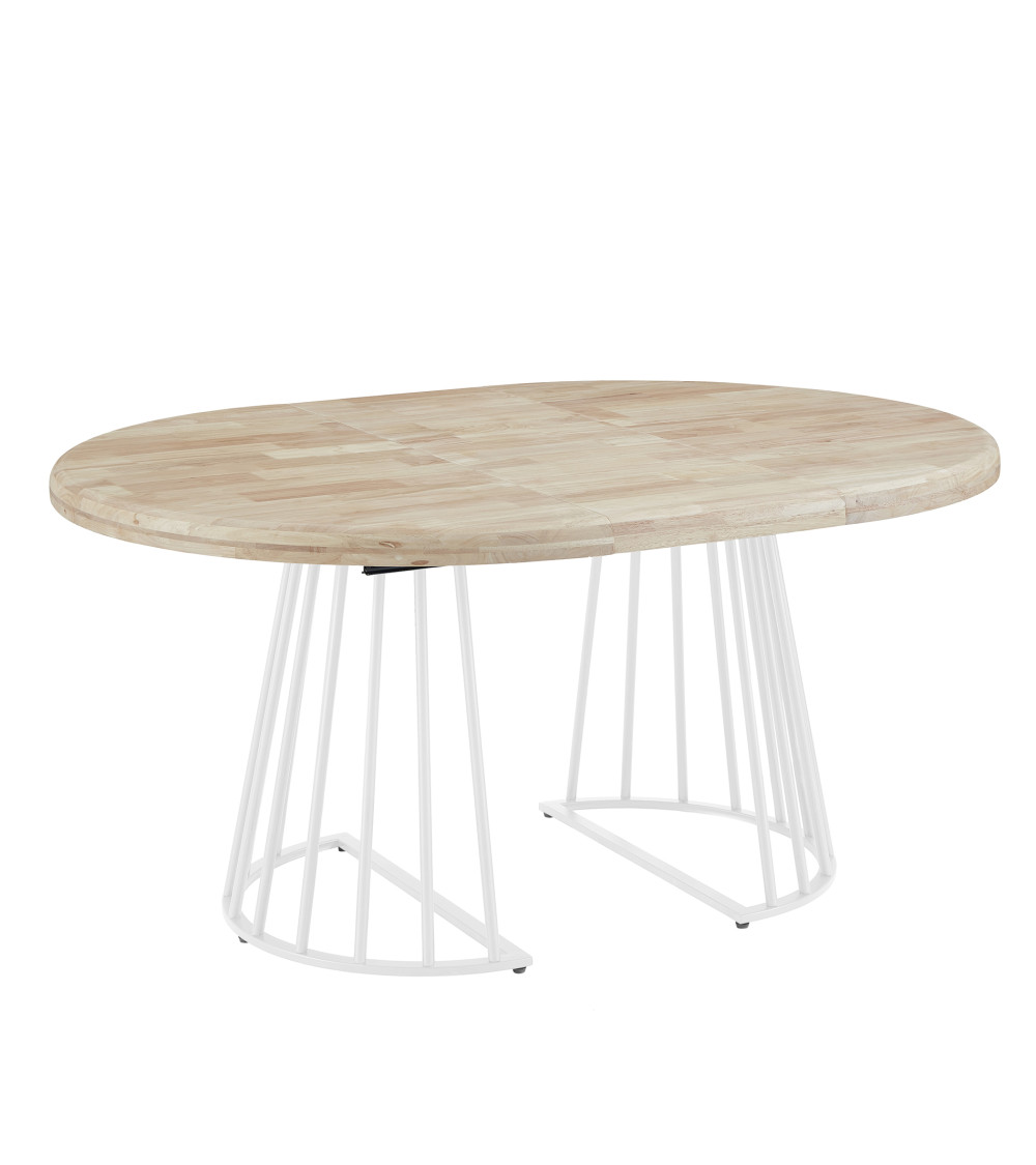 Mesa de comedor redonda extensible Jail – Diseño moderno y práctico