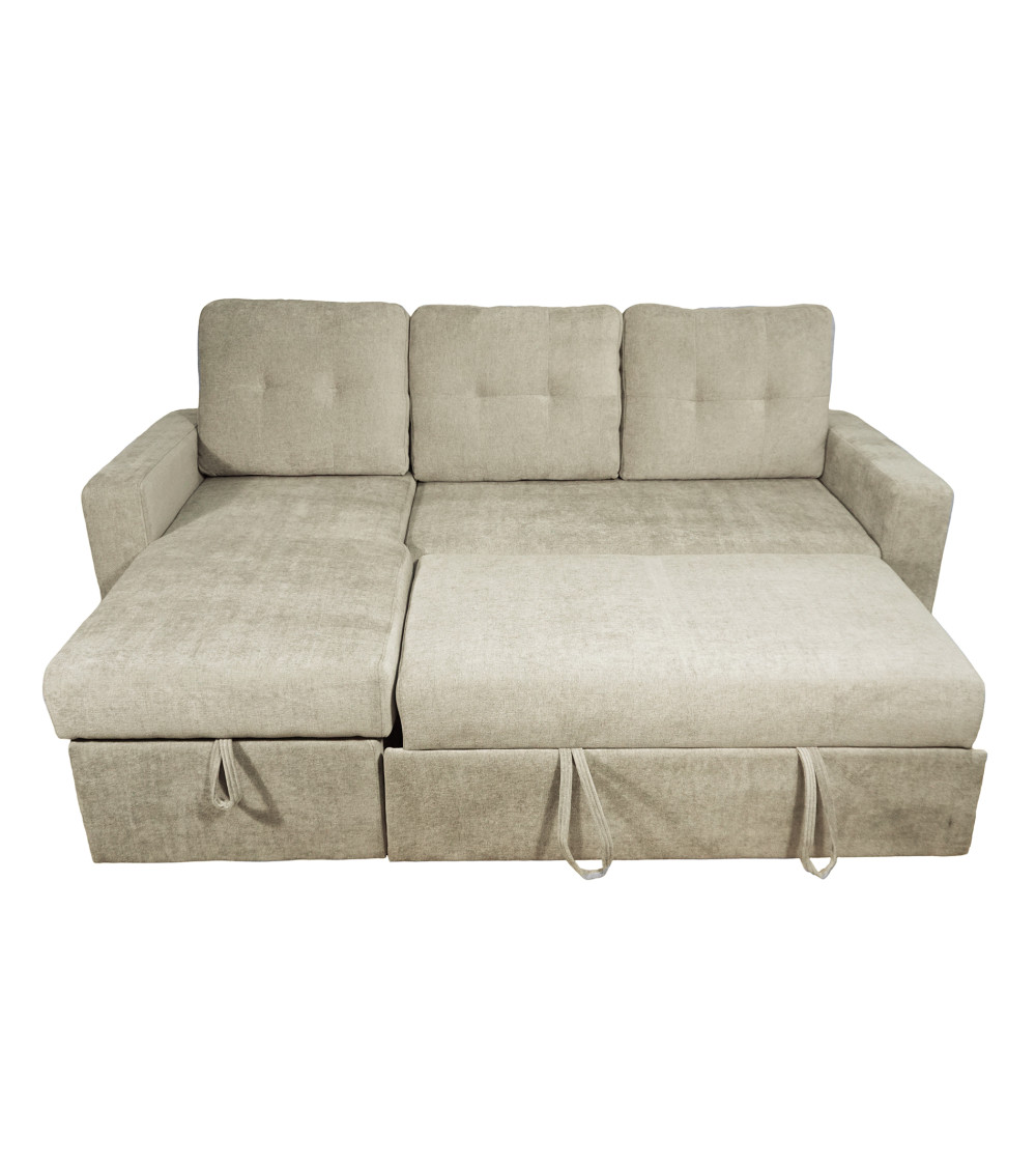 Sofá Chaise Longue Clony II – 3 plazas convertible en cama