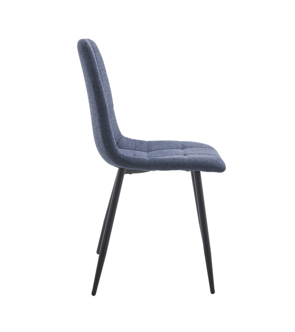 Pack de 4 sillas de comedor de terciopelo ASTRID