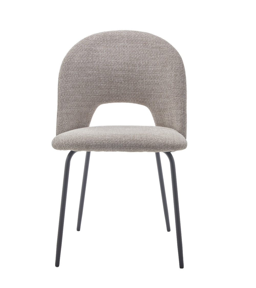 Sillas de comedor CECILE – Pack 4 uds. | Diseño elegante y tapizado cómodo