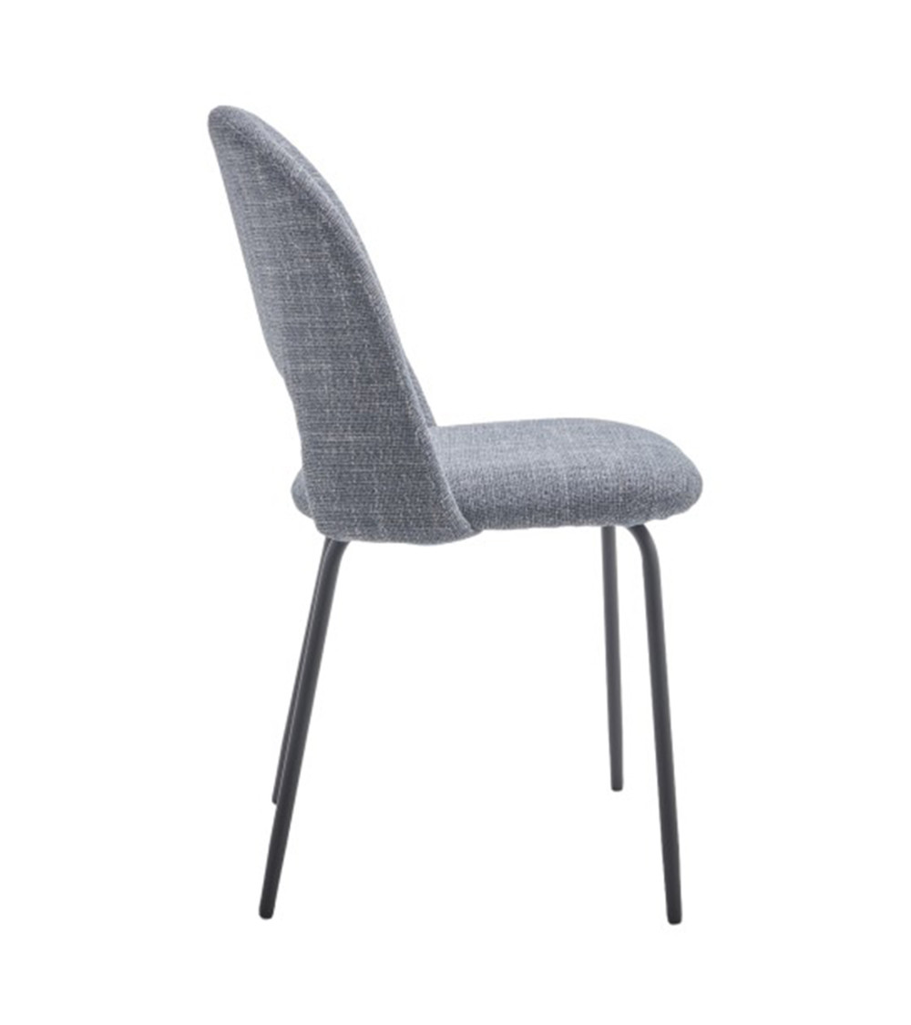 Sillas de comedor CECILE – Pack 4 uds. | Diseño elegante y tapizado cómodo