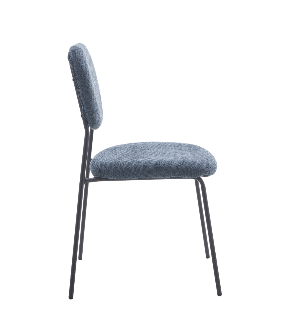 Pack 4 sillas Tull – Apilables, tapizadas y modernas