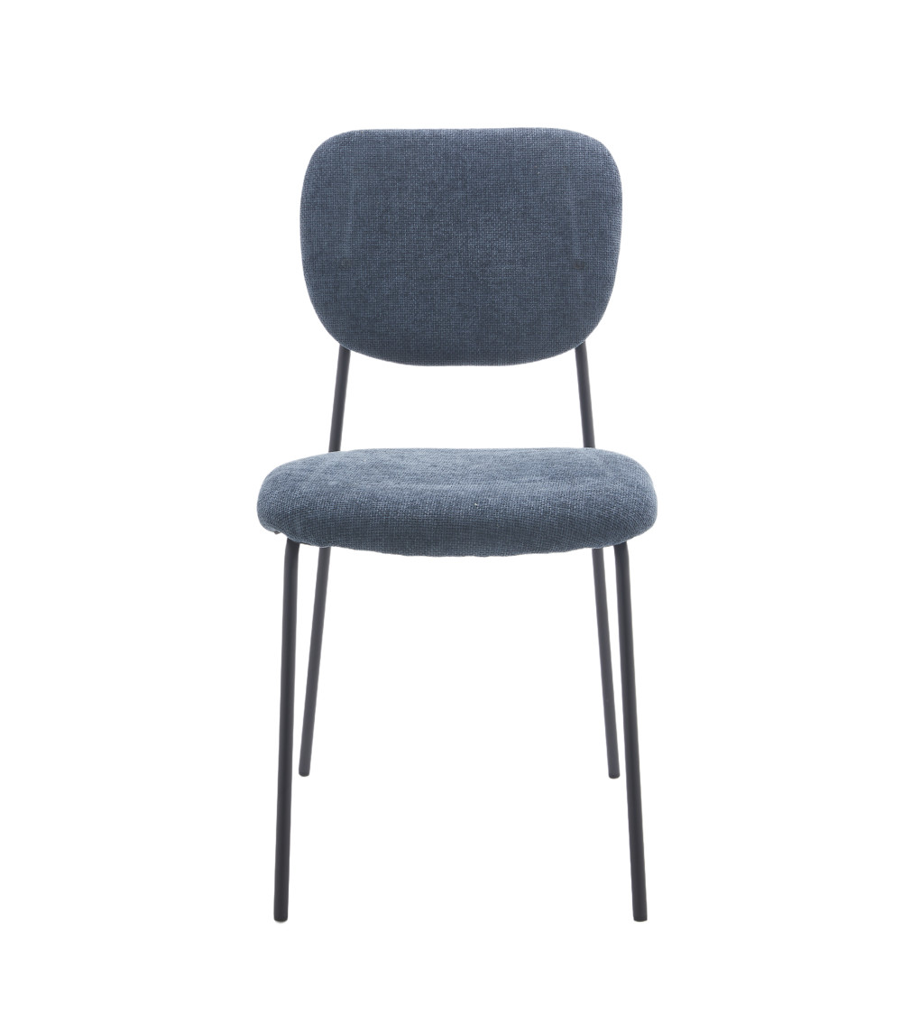 Pack 4 sillas Tull – Apilables, tapizadas y modernas