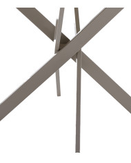 Mesa redonda BLAKE – Estilo industrial para comedor o cocina