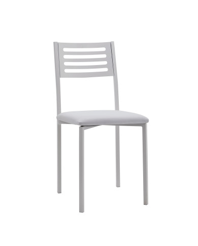 Pack 4 sillas Jul – Sillas de cocina tapizadas en PVC Pack 4 sillas Jul – Sillas de cocina tapizadas en PVC