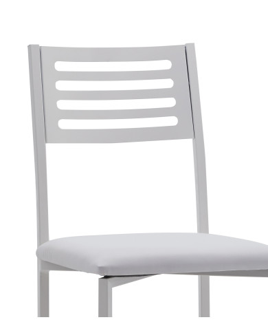 Pack 4 sillas Jul – Sillas de cocina tapizadas en PVC Pack 4 sillas Jul – Sillas de cocina tapizadas en PVC