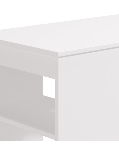 Mesa alta Valen – Mesa de cocina con estantería integrada Mesa alta Valen – Mesa de cocina con estantería integrada