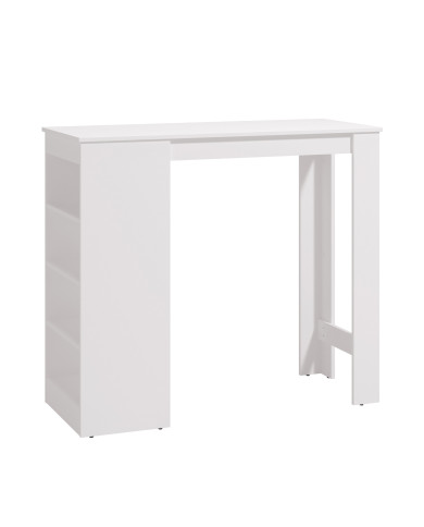 Mesa alta Valen – Mesa de cocina con estantería integrada Mesa alta Valen – Mesa de cocina con estantería integrada