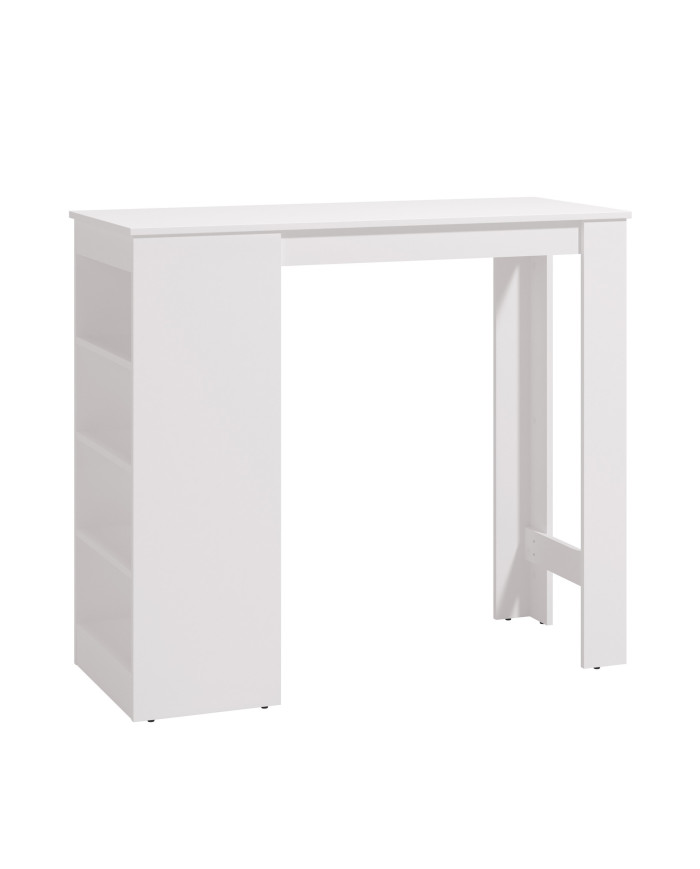 Mesa alta Valen – Mesa de cocina con estantería integrada