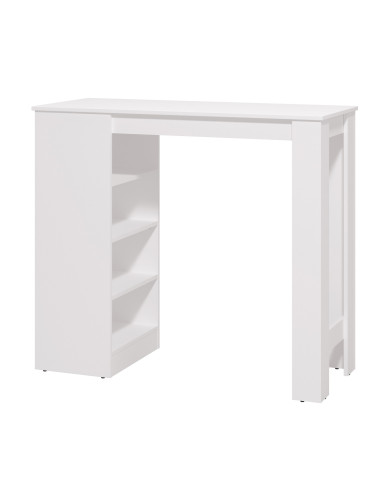 Mesa alta Valen – Mesa de cocina con estantería integrada Mesa alta Valen – Mesa de cocina con estantería integrada
