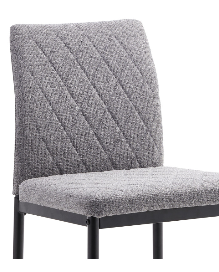 Taburetes Estor – Pack de 4 altos con tapizado antimanchas