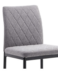 Taburetes Estor – Pack de 4 altos con tapizado antimanchas