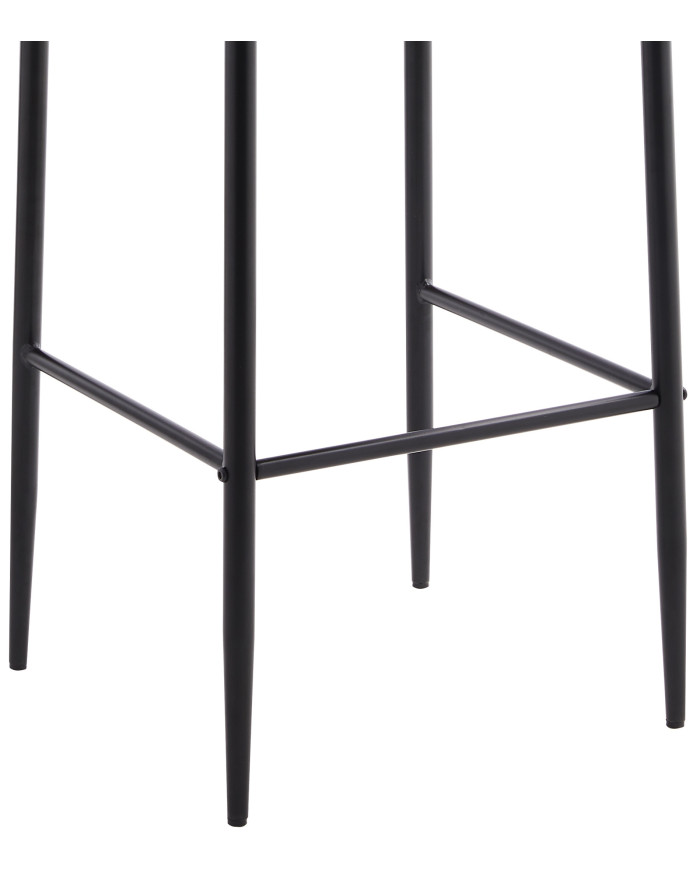 Taburetes Estor – Pack de 4 altos con tapizado antimanchas