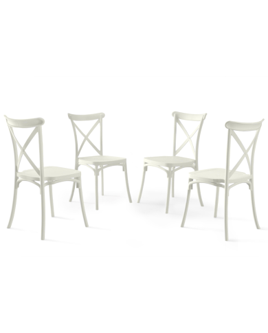 Pack 4 sillas polipropileno BONNIE