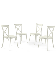 Pack 4 sillas polipropileno BONNIE