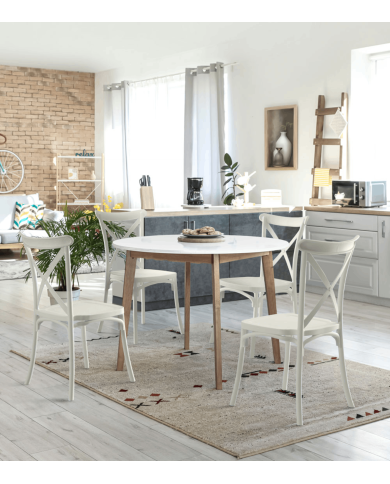 Pack 4 sillas polipropileno BONNIE