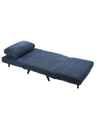 Sofá cama Triana – Sillón plegable clic clac con cojín lumbar Sofá cama Triana – Sillón plegable clic clac con cojín lumbar