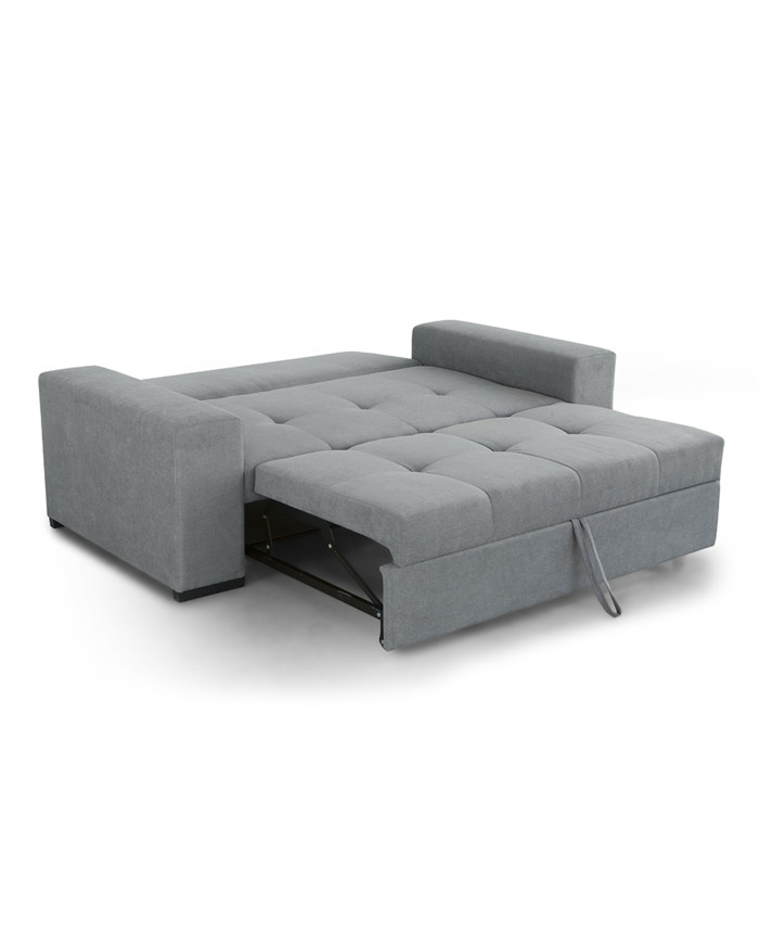 Sofá cama Sort – Diseño 3 en 1 con apertura frontal y chaise longue extensible