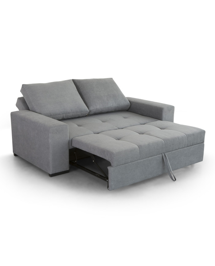 Sofá cama Sort – Diseño 3 en 1 con apertura frontal y chaise longue extensible