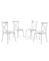 Pack 4 sillas polipropileno BONNIE