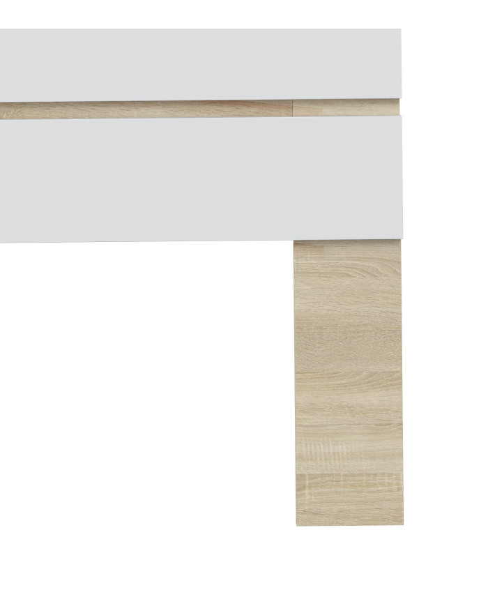 Cabezal Ébano cama 90 cm – Diseño moderno y fijación a pared