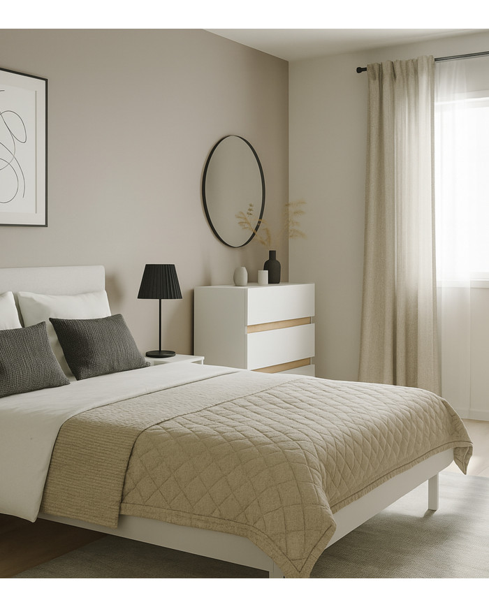 Cómoda Ébano 3 cajones – Con patas altas y fijación a pared