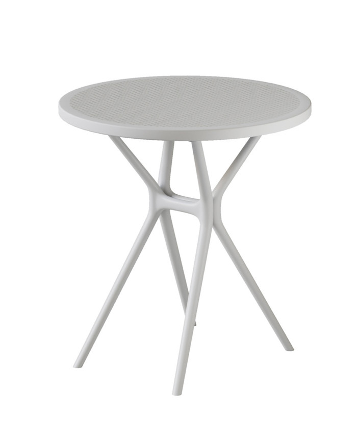 Mesa auxiliar Gaia – Redonda y ligera para exterior o interior