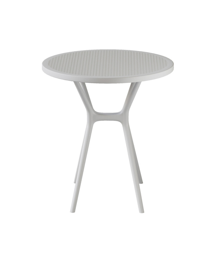 Mesa auxiliar Gaia – Redonda y ligera para exterior o interior