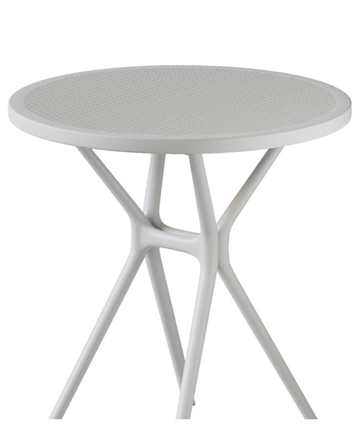Mesa auxiliar Gaia – Redonda y ligera para exterior o interior