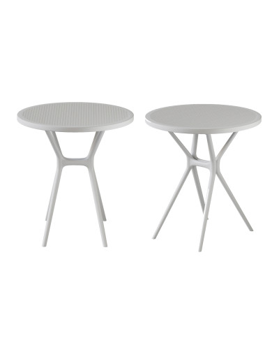 Mesa auxiliar Gaia – Redonda y ligera para exterior o interior Mesa auxiliar Gaia – Redonda y ligera para exterior o interior