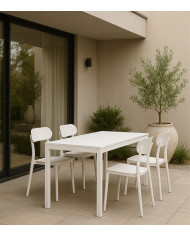 Silla Fiore – Ligera y resistente para uso exterior o interior