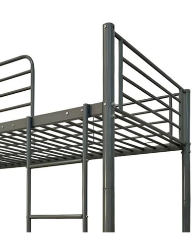 Litera Finy metálica – 2 camas de 90x190 cm con escalera y baranda Litera Finy metálica – 2 camas de 90x190 cm con escalera y baranda
