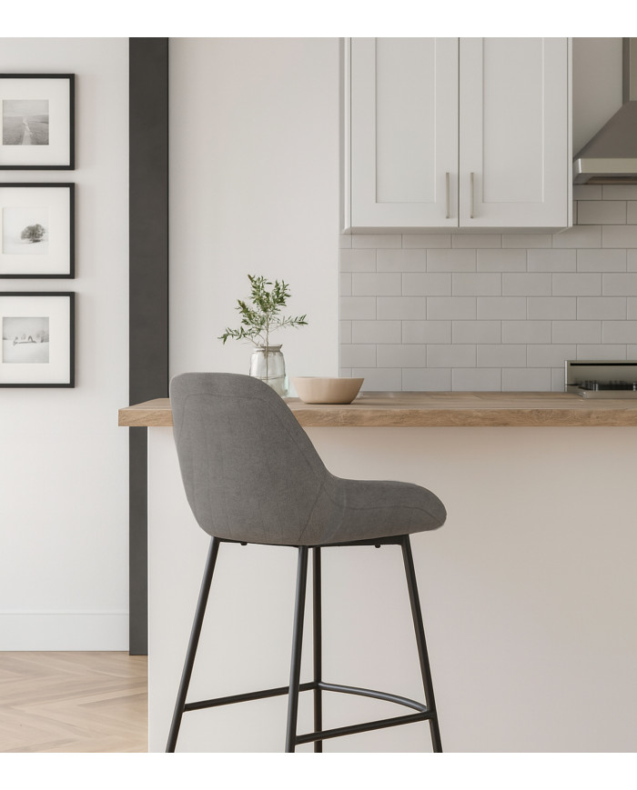 Taburetes Caspi – Diseño moderno y asiento acolchado