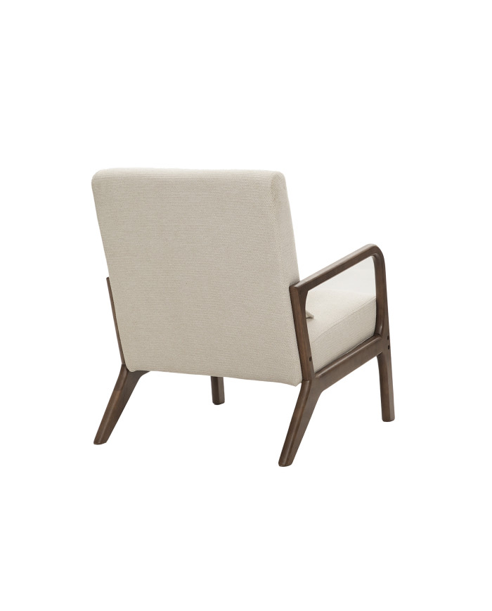 Butaca Nicole nórdica con cojín lumbar – Tapizado antimanchas