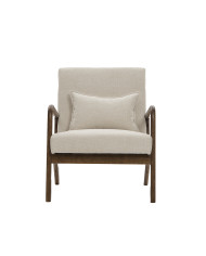 Butaca Nicole nórdica con cojín lumbar – Tapizado antimanchas