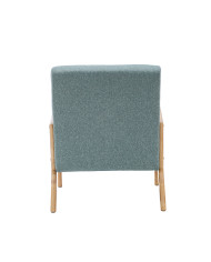 Butaca Nicole nórdica con cojín lumbar – Tapizado antimanchas