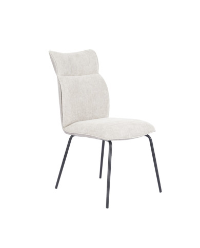 Silla Roma tapizada en tela y símil napa – Pack 2 unidades Silla Roma tapizada en tela y símil napa – Pack 2 unidades