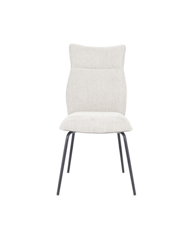 Silla Roma tapizada en tela y símil napa – Pack 2 unidades Silla Roma tapizada en tela y símil napa – Pack 2 unidades