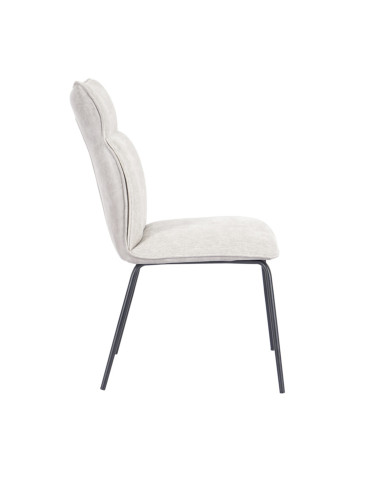 Silla Roma tapizada en tela y símil napa – Pack 2 unidades Silla Roma tapizada en tela y símil napa – Pack 2 unidades